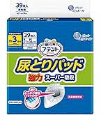 Amazon | アテント パッド 尿とりパッド 強力スーパー吸収 33枚 約3